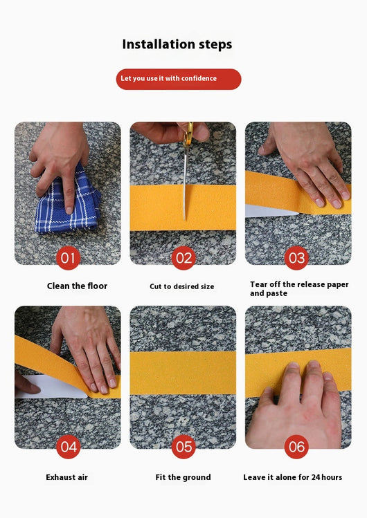 Cinta Antideslizante para Escaleras - Adhesivo Resistente Impermeable - Image 15