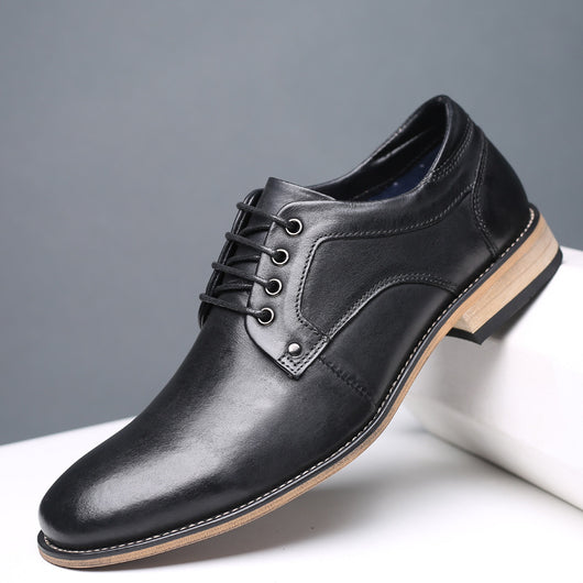 Zapatos de Cuero Genuino Primera Capa para Hombre - Image 8