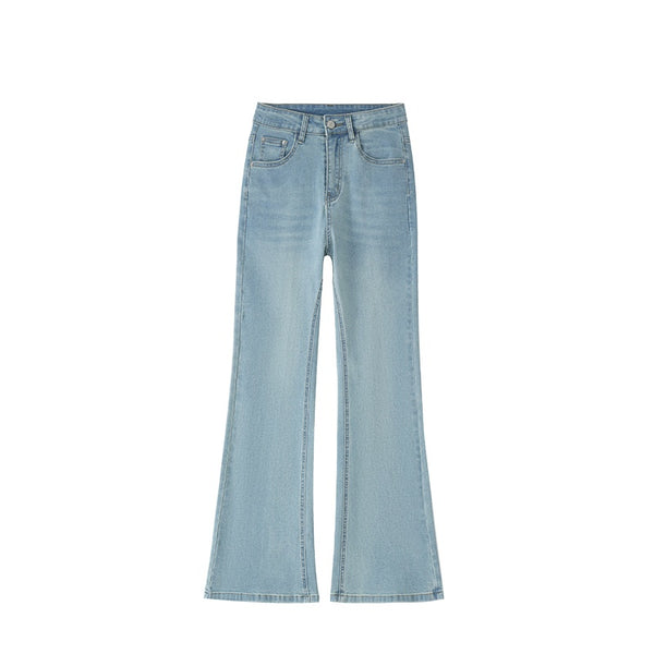 Jeans Skinny Talle Alto Stretch Talla Grande en Tonos Claros