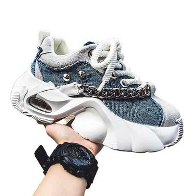 Tenis Casuales Elevados para Hombre con Suela Gruesa - Image 5