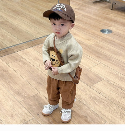 Suéter Pullover Coreano para Niños - Estilo Occidental - Image 9