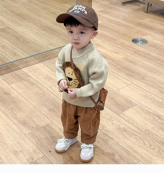 Suéter Pullover Coreano para Niños - Estilo Occidental - Image 9