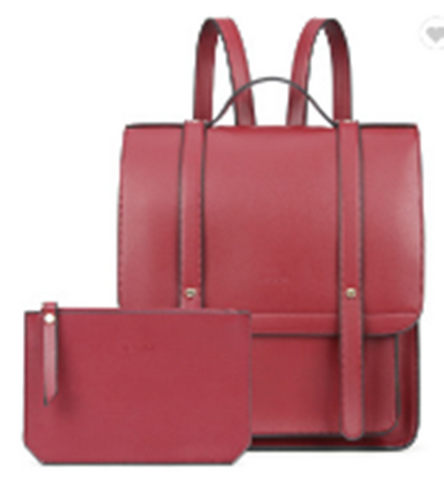 Bolso de Cuero Suave Bandolera Color Sólido - Image 3