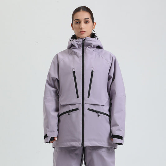 Chaqueta de Snowboard Impermeable para Mujer con Costuras Selladas