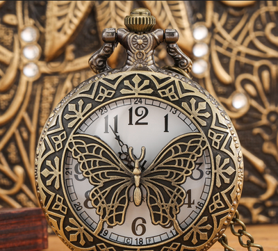 Reloj de Bolsillo Mariposa Hueca Creativo - Image 4
