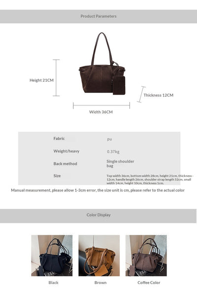 Bolso de Gamuza para Viajes Diarios - Image 8