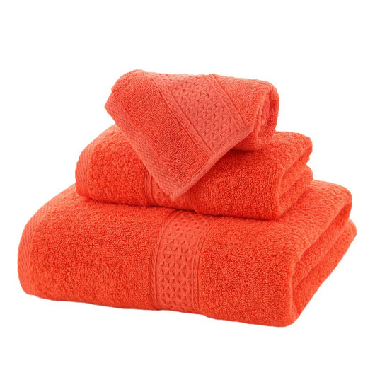 Juego de 3 Piezas Toallas de Algodón Pima con Pañuelo Jacquard Absorbente - Image 5