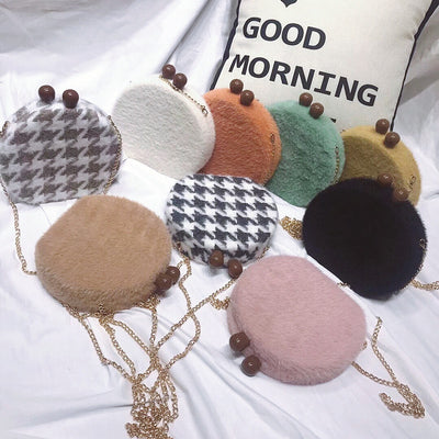 Bolso Bandolera de Ante con Cadena Dorada para Mujer - Otoño Invierno - Image 22