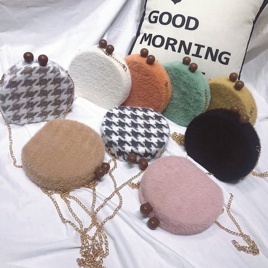 Bolso Bandolera de Ante con Cadena Dorada para Mujer - Otoño Invierno - Image 22