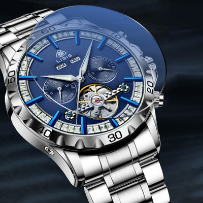Reloj Mecánico Automático Star Sea con Banda de Acero - Image 6