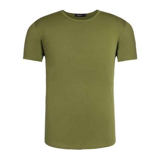 Camiseta Cuello Redondo Modal con Diseño Pintado a Mano - Image 5