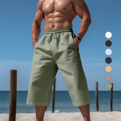 Pantalones Capri Casuales Transpirables para Hombre - Image 12