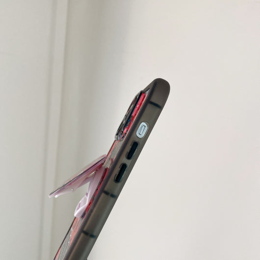Funda para Teléfono con Diseño Floral Creativo Negro y Rojo - Image 16