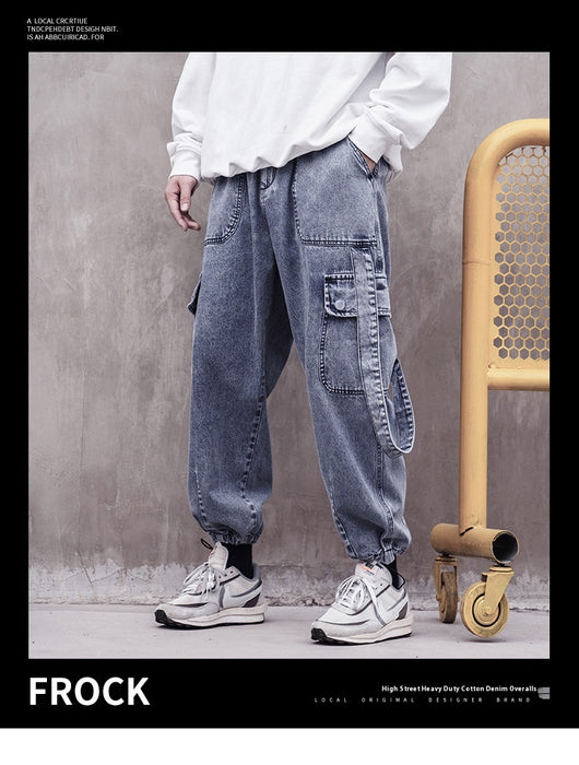 Pantalones Jeans Holgados Zanahoria para Hombre - Estilo Casual - Image 6