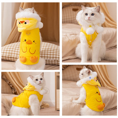Ropa Térmica para Gatos y Perros Pequeños - Diseños Otoño Invierno con Transformación de Pato - Image 41