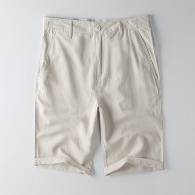 Shorts de Lino y Algodón para Hombre - Verano y Otoño - Image 2