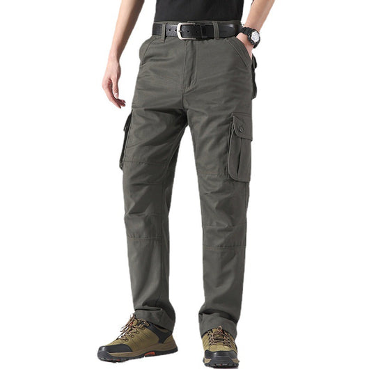 Pantalones Rectos para Hombre con Bolsillos Tridimensionales - Línea Outdoor Primavera - Image 8