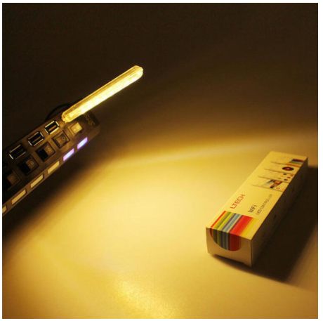 Kit de 8 Luces LED USB Portátiles - Iluminación Camping y Exterior