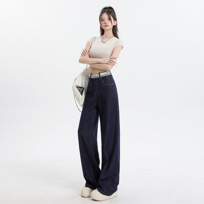 Pantalones Anchos Rectos de Lino para Verano - Mujer - Image 13