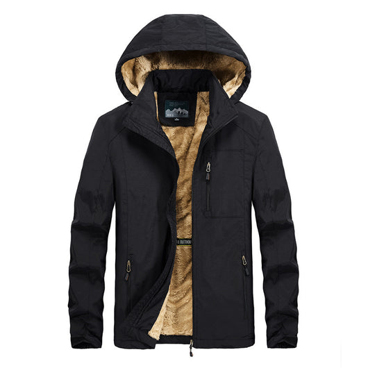 Chaqueta Acolchada con Capucha Térmica para Hombre Talla Grande - Image 7