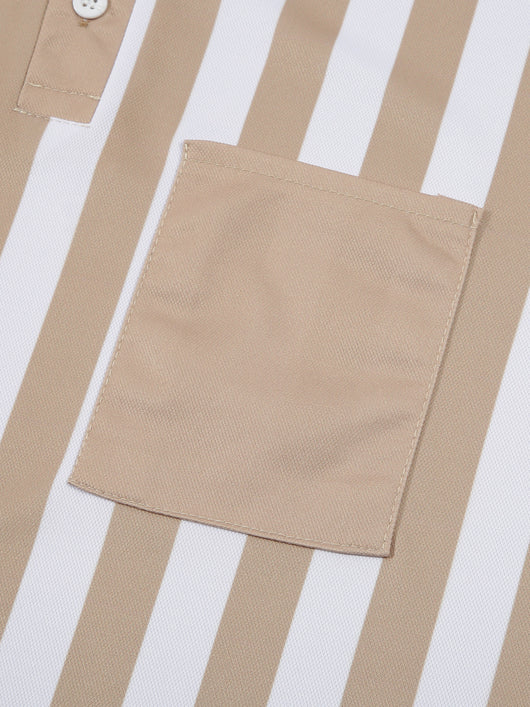 Polo Ejecutivo con Estampado a Rayas para Hombre - Image 6
