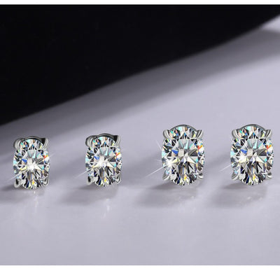 Aretes de Plata 925 con Moissanita de Gran Quilate - Image 8
