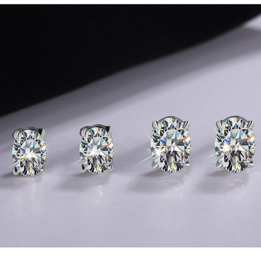 Aretes de Plata 925 con Moissanita de Gran Quilate - Image 8