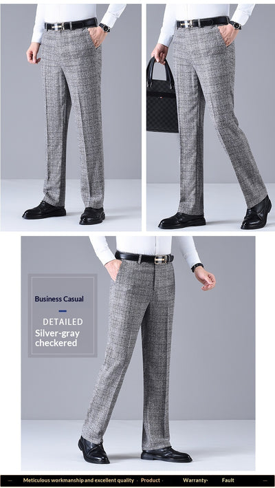 Pantalones Casuales de Cintura Alta Rectos y Holgados para Hombre - Image 9