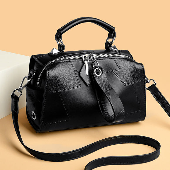 Bolso de Hombro Mujer Grande Estilo Urbano Minimalista con Capacidad Expandible