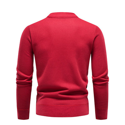 Suéter para Hombre con Forro Polar Grueso Cuello Redondo - Image 25