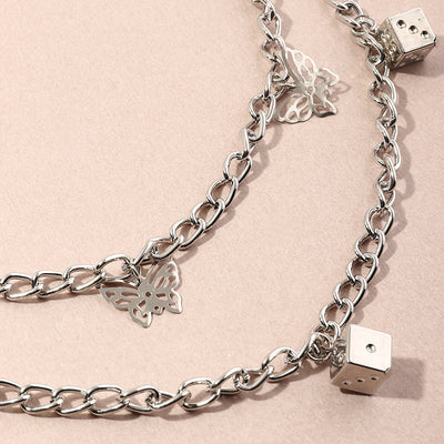 Cadena Corporal Multicapa de Resina con Setas del Amor para Mujer - Image 20