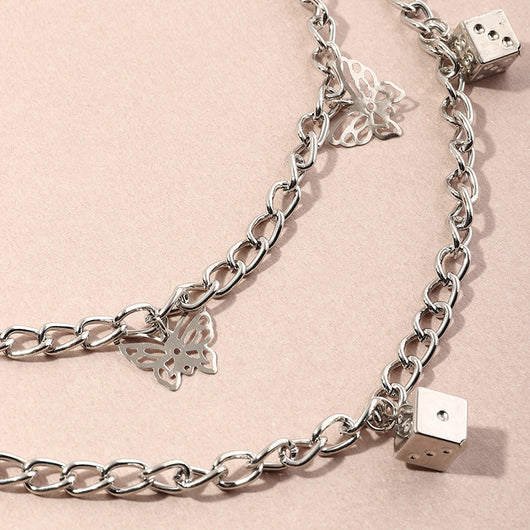 Cadena Corporal Multicapa de Resina con Setas del Amor para Mujer - Image 20
