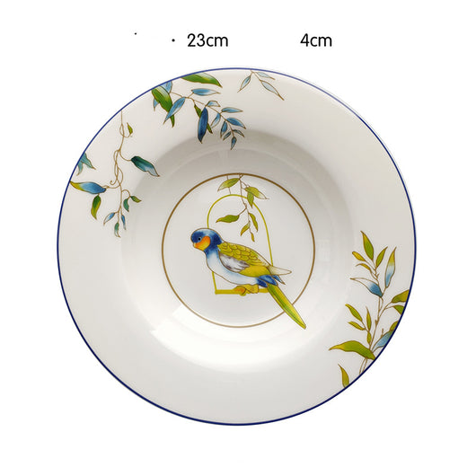 Juego de Vajilla de Porcelana Loro - Image 11