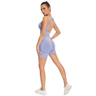 Shorts Deportivos Ajustados sin Costuras para Mujer - Image 3