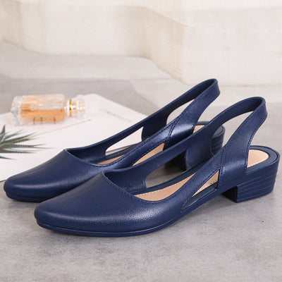 Zapato Casual de Tacón Cuña Medio con Punta Única - Image 9