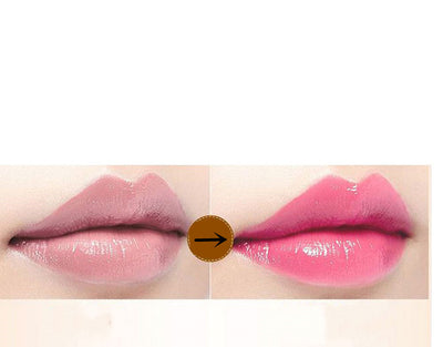 Labial Cristal Cambio de Temperatura con Hoja de Oro Floral - Image 13
