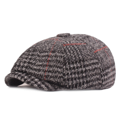 Boina Cuadrille Gruesa para Hombre Otoño e Invierno - Image 8