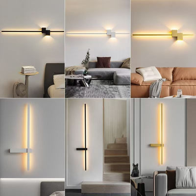 Lámpara de Pared Líneas Modernas para Sala y Dormitorio - Image 9