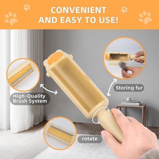 Removedor de Pelos para Mascotas con Base Autolimpiable - Herramienta Eficiente para Sofás, Alfombras y Autos - Image 3
