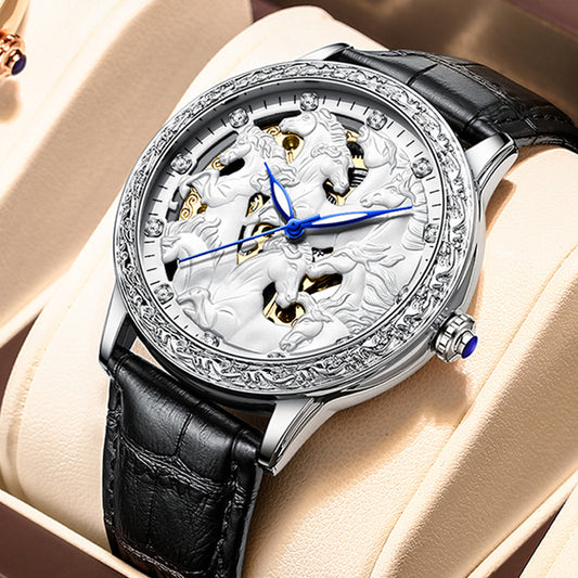 Reloj Mecánico Automático Calado Premium con Resistencia al Agua - Image 2