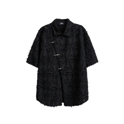 Camisa Francesa Suelta Diseño Exclusivo Manga Corta - Image 23