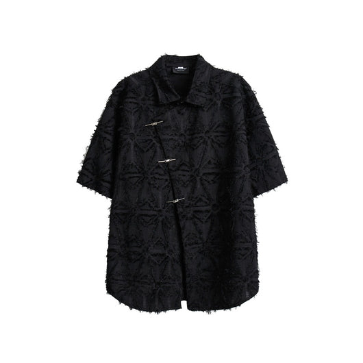 Camisa Francesa Suelta Diseño Exclusivo Manga Corta - Image 23