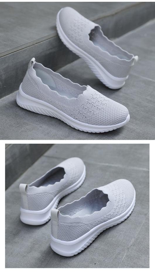 Zapatos Deportivos Tejidos Voladores Talla Grande para Mujer - Image 33