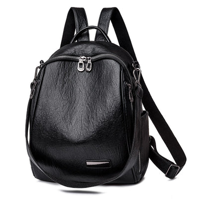 Mochila de Mujer de Gran Capacidad en PU - Elegante y Funcional - Image 3
