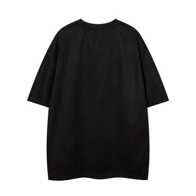 Playera de Ante con Estampado Calavera Oscura para Hombre - Image 19