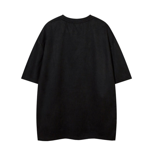 Playera de Ante con Estampado Calavera Oscura para Hombre - Image 19