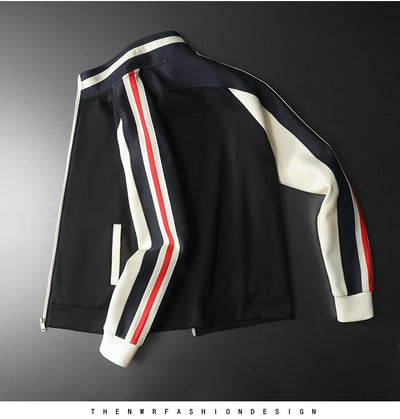 Cardigan Tipo Chamarra con Cuello de Pie para Hombre Talla Grande - Image 14