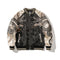 Men's Embroidered Mandarin Collar Jacket in Polyester
