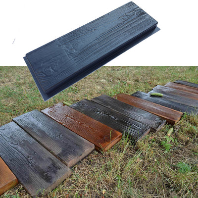 Molde para Adoquines de Piedra Decorativa con Efecto Madera