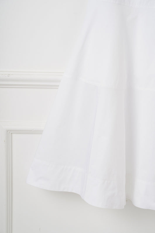 Falda Blanca de Cintura Alta con Detalles Combinados en Algodón - Image 31